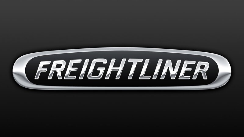 Freightliner logo on black background