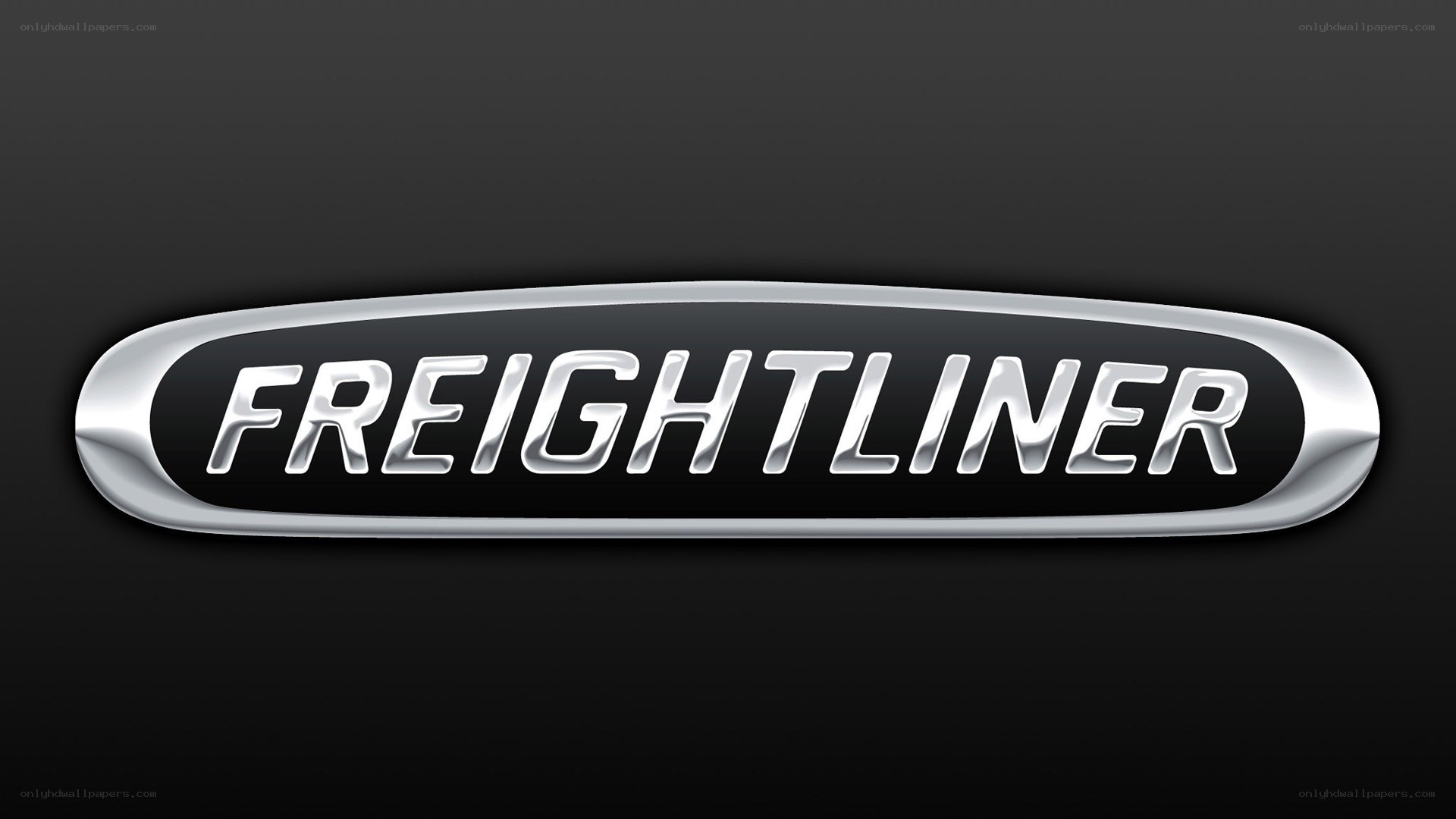 Freightliner logo on black background