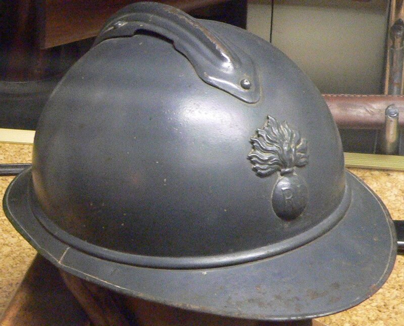 French Adrian helmet