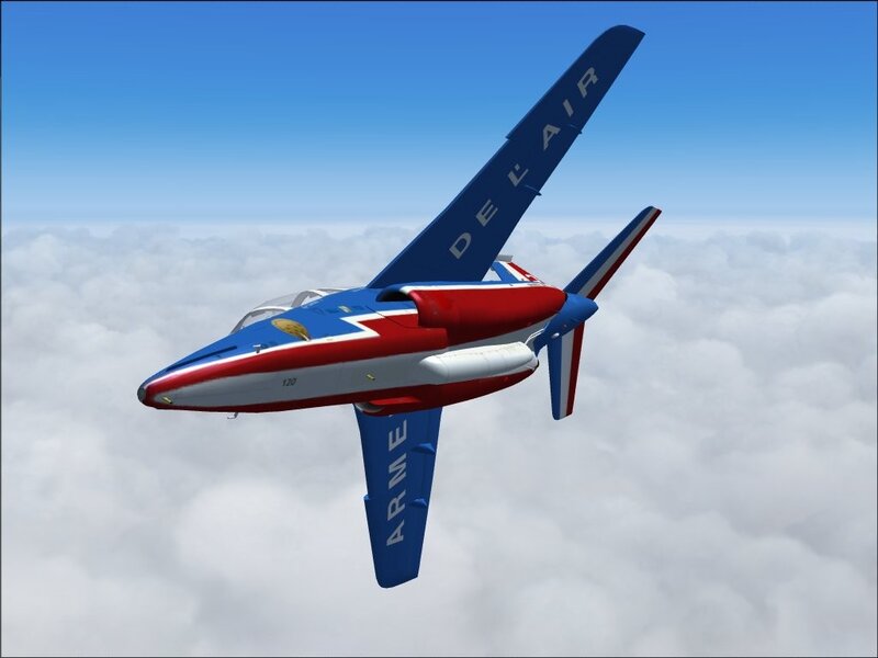 French Air Force aerobatic jet