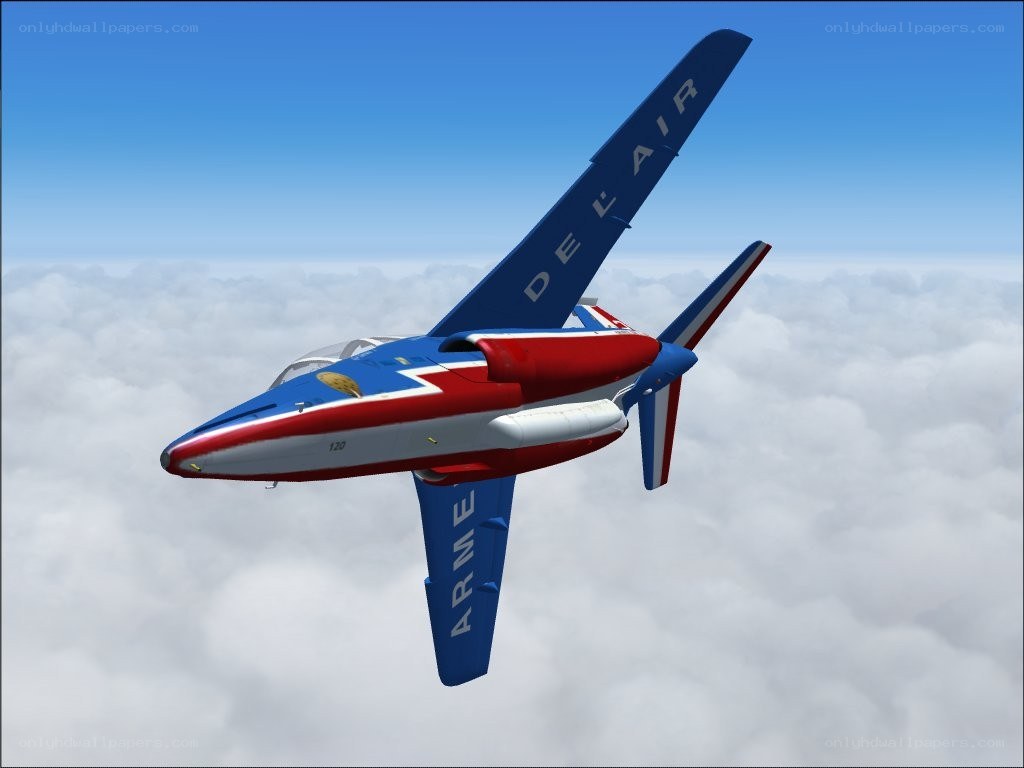 French Air Force aerobatic jet