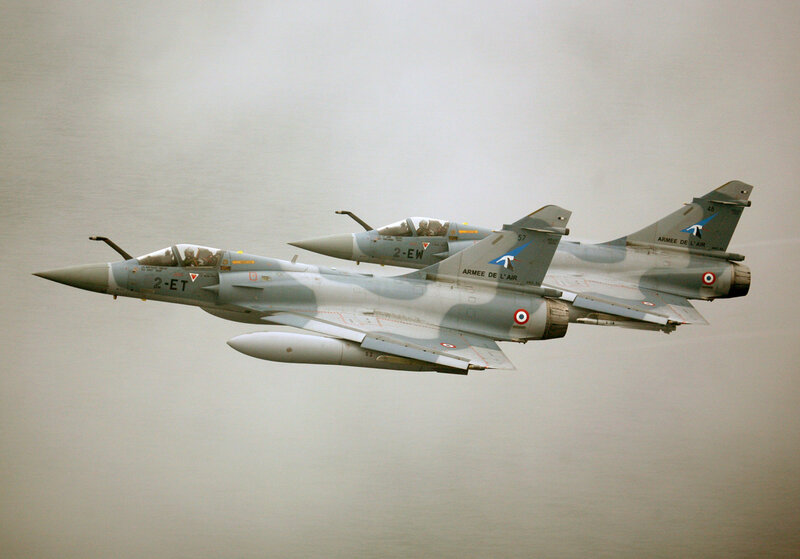 French Air Force jets in formation