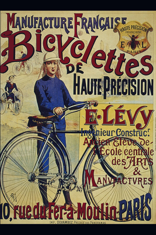 French bicycle advertisement