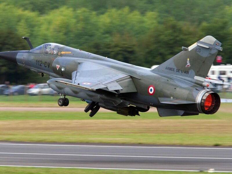 French Fighter Jet — Gray, Dynamic, Afternoon