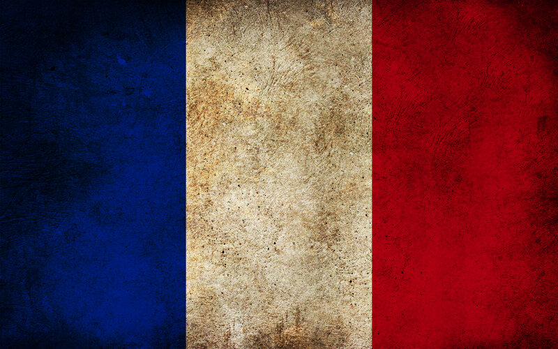 French Flag with Texture