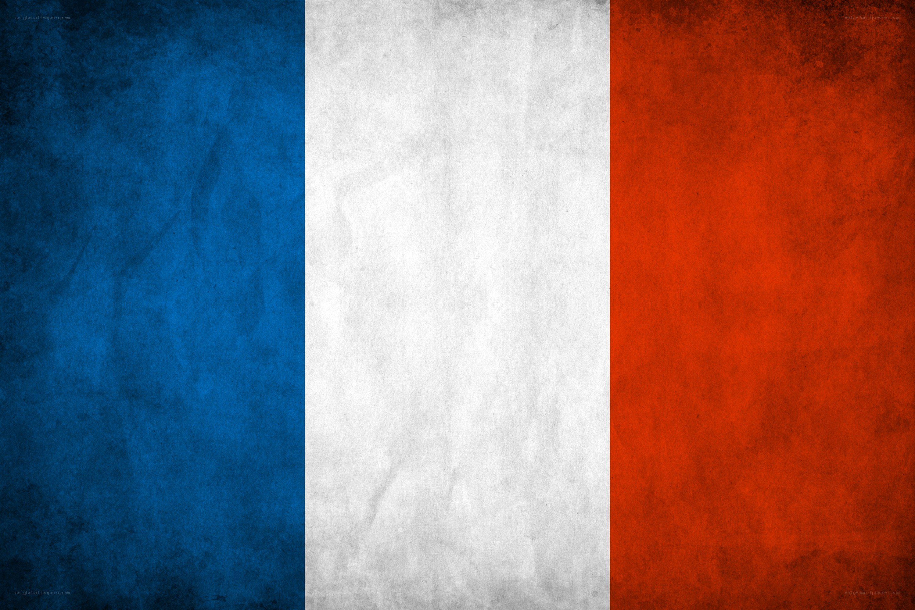 French flag with textured effect
