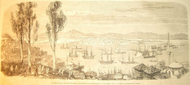 French fleet in Bosphorus