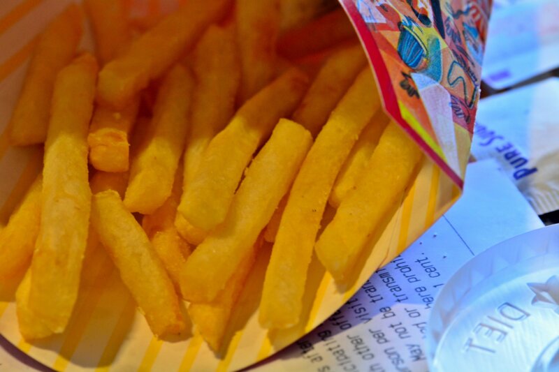 French Fries in a Paper Container