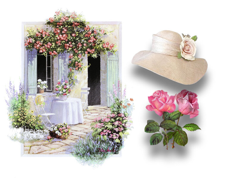 French Garden Patio