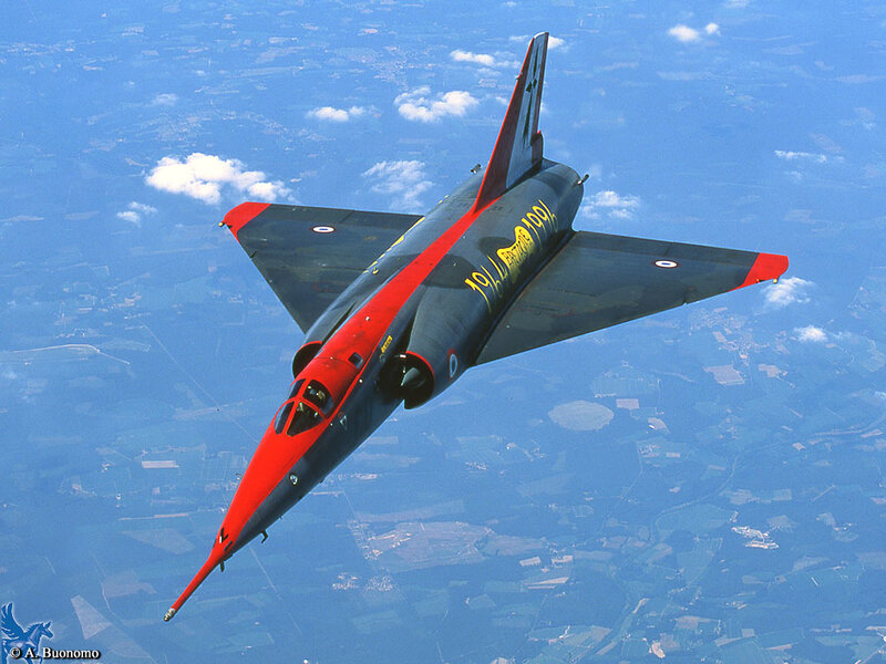 French jet in flight