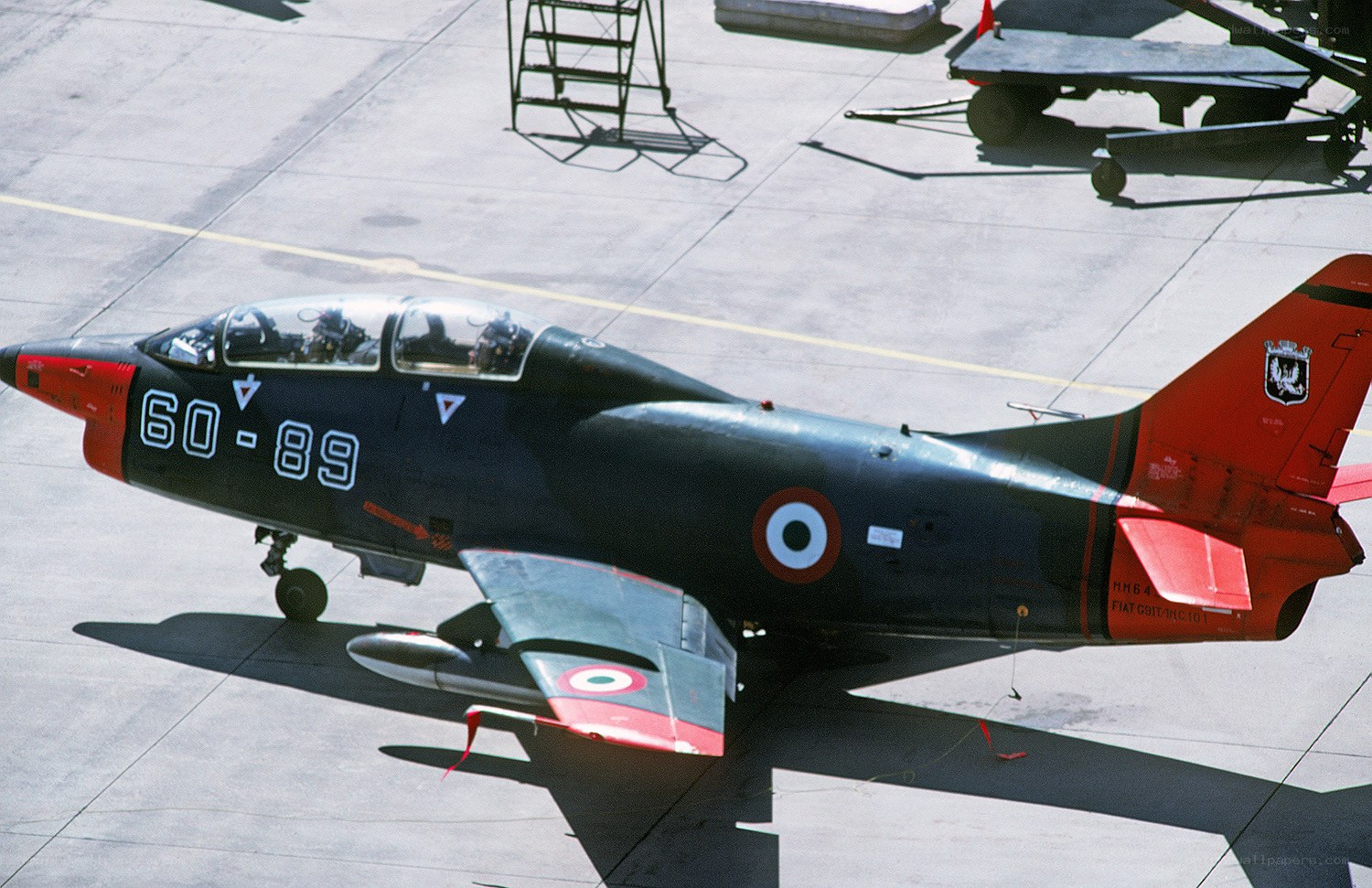 French jet on tarmac