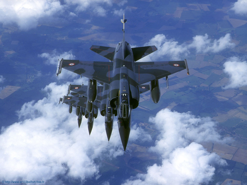 French jets in formation