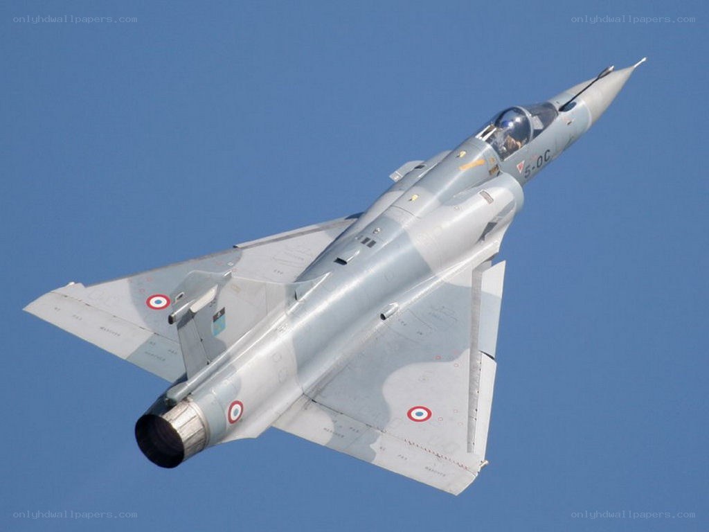 French Mirage 2000 in flight