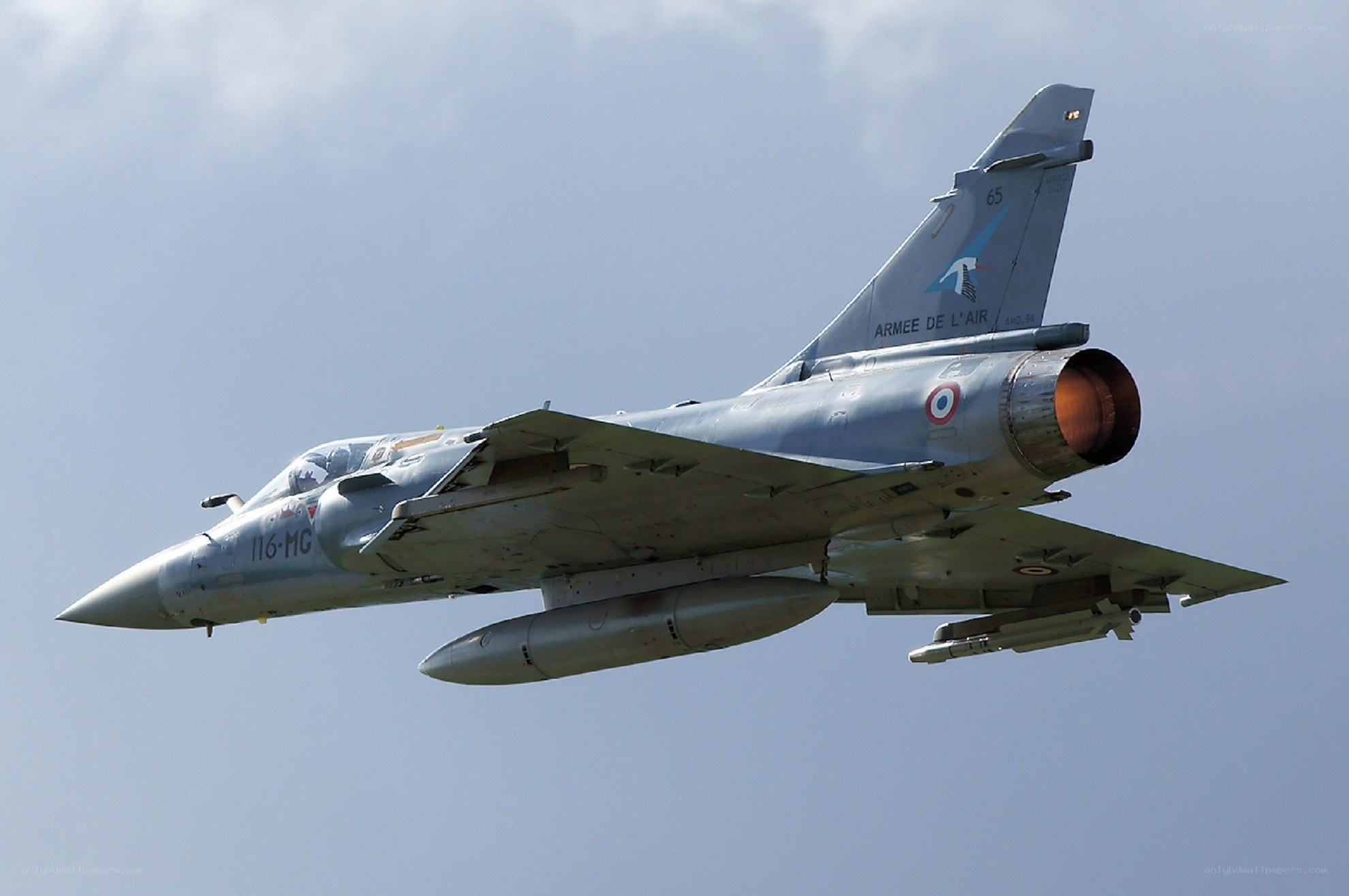 French Mirage 2000 in flight