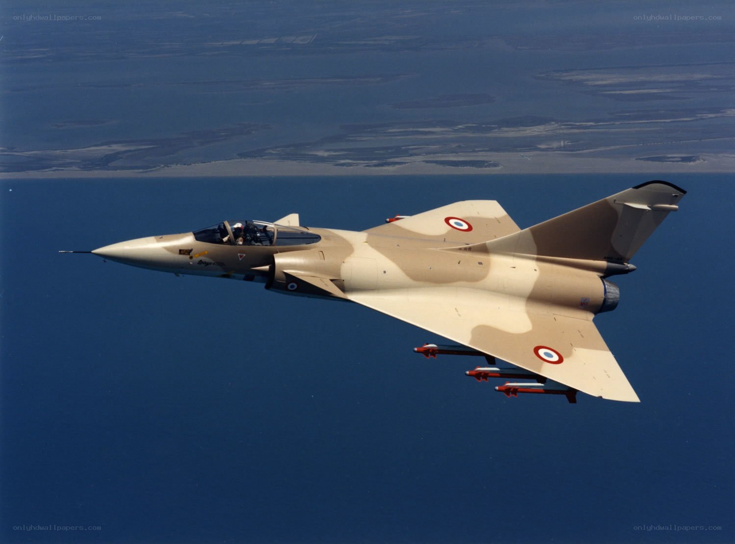 French Mirage 2000 in flight