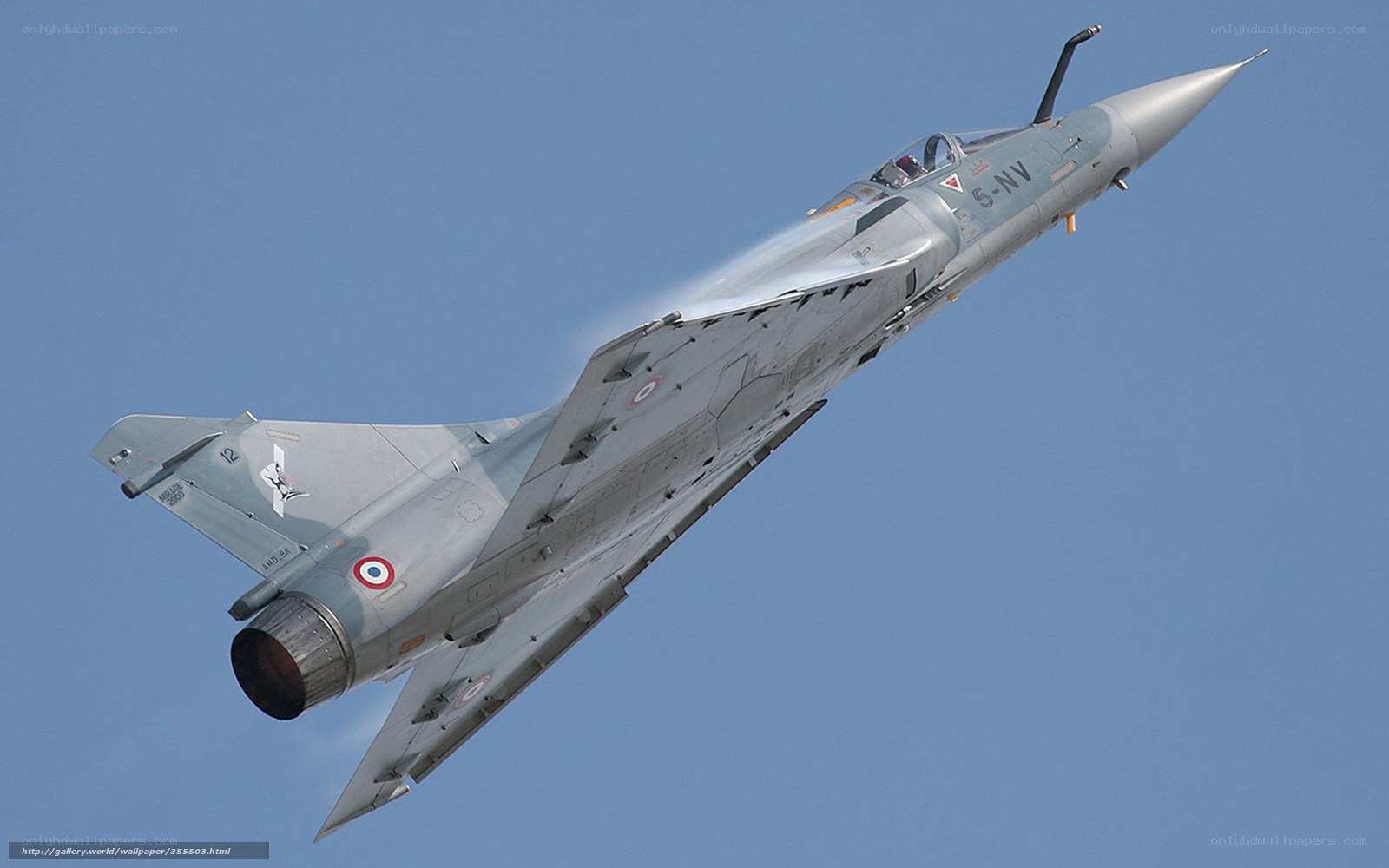 French Mirage 2000 in flight