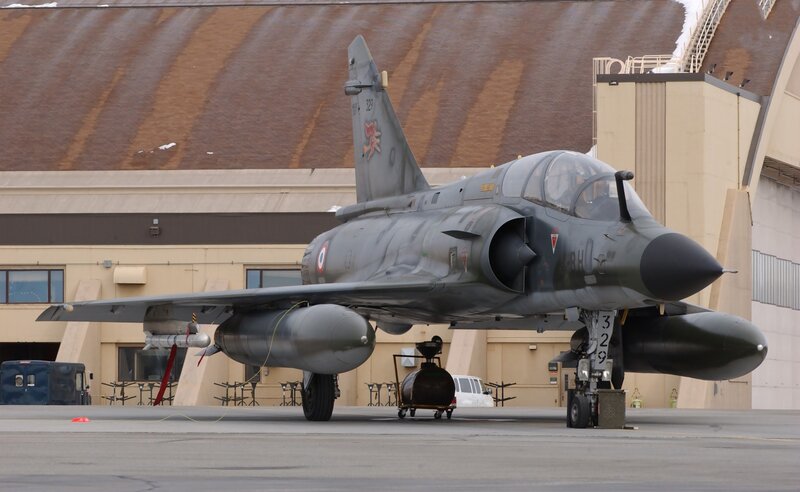 French Mirage 2000 Jet — Gray, Industrial