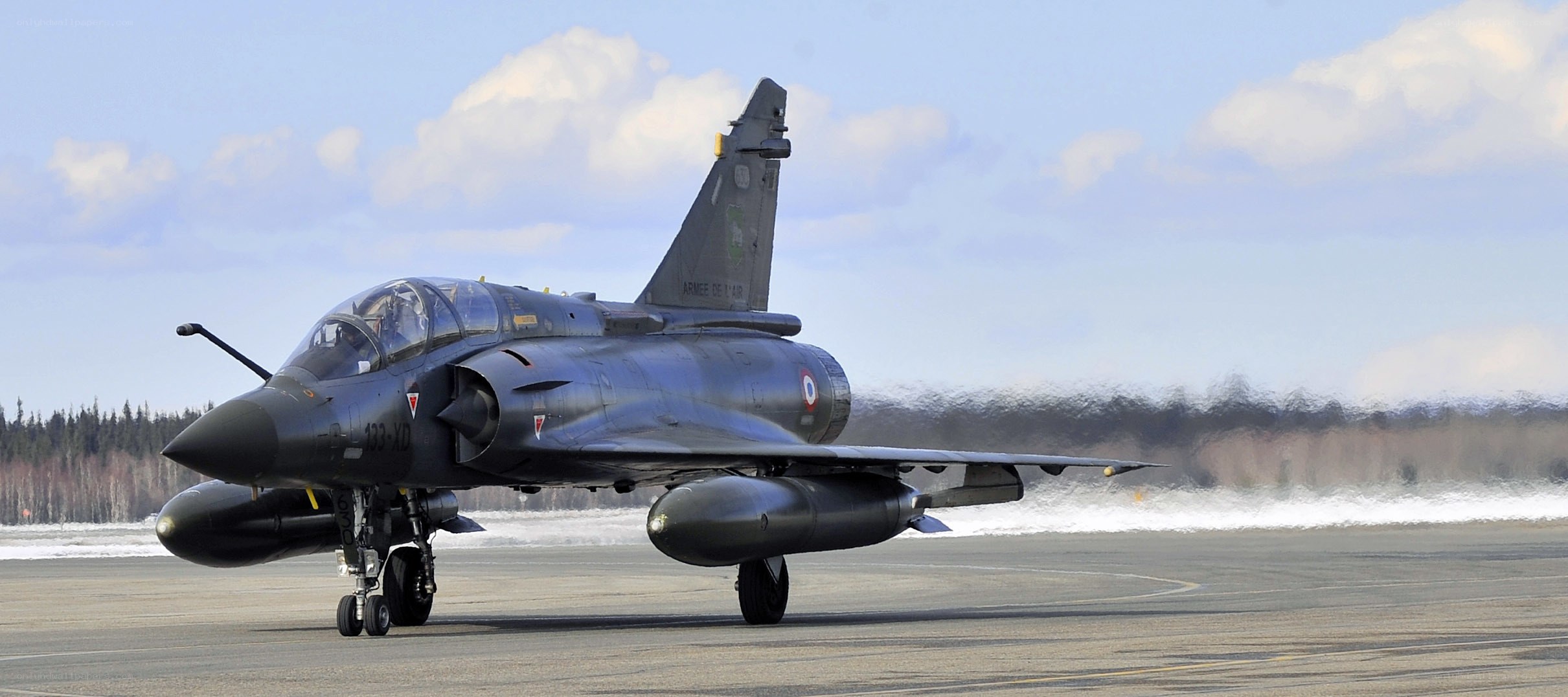 French Mirage 2000 on runway