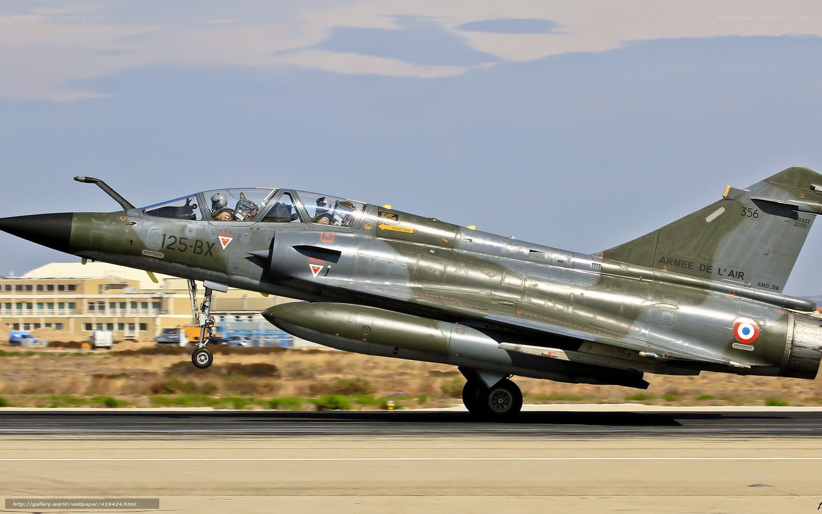 French Mirage 2000 on runway