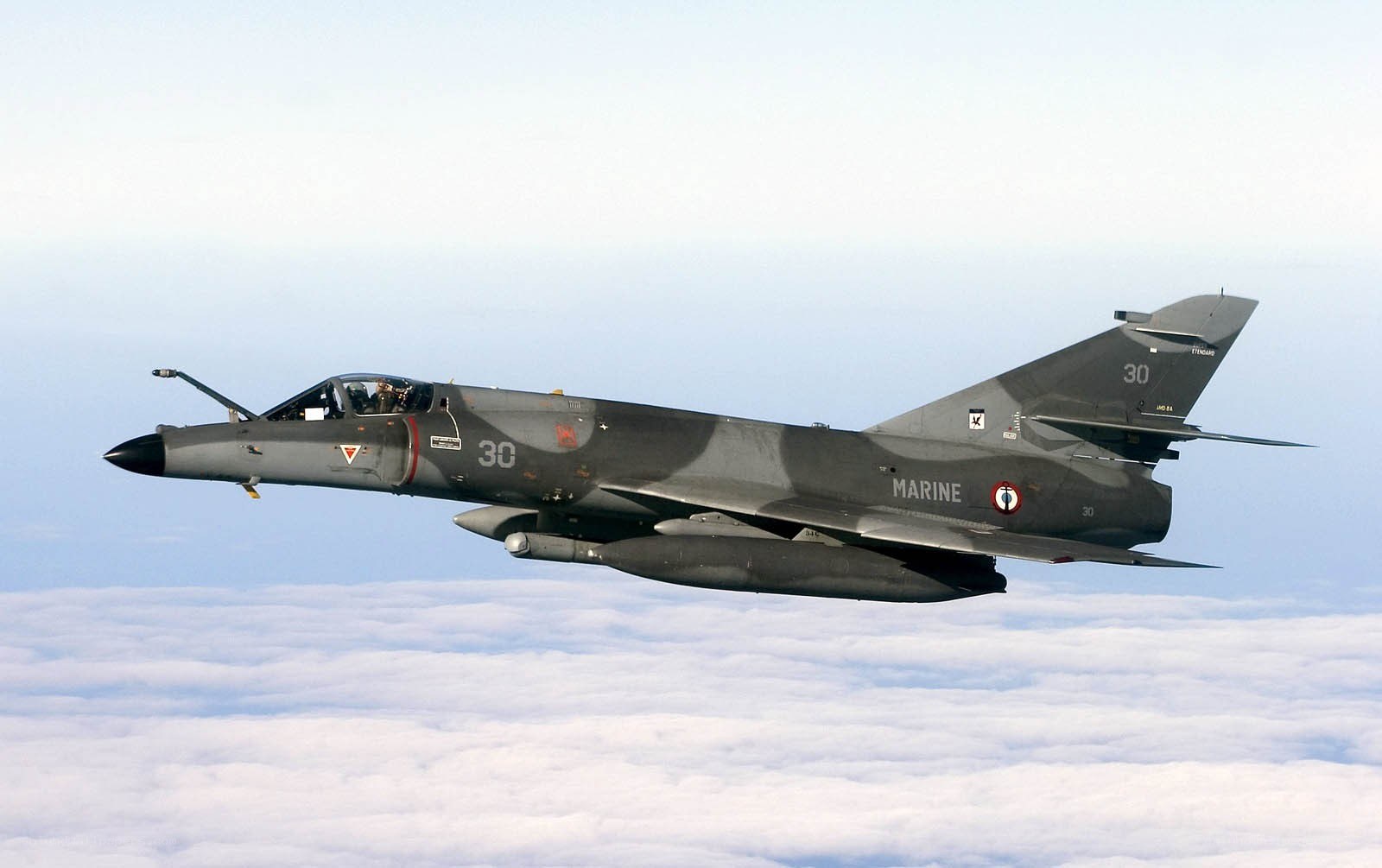 French Navy Mirage fighter jet