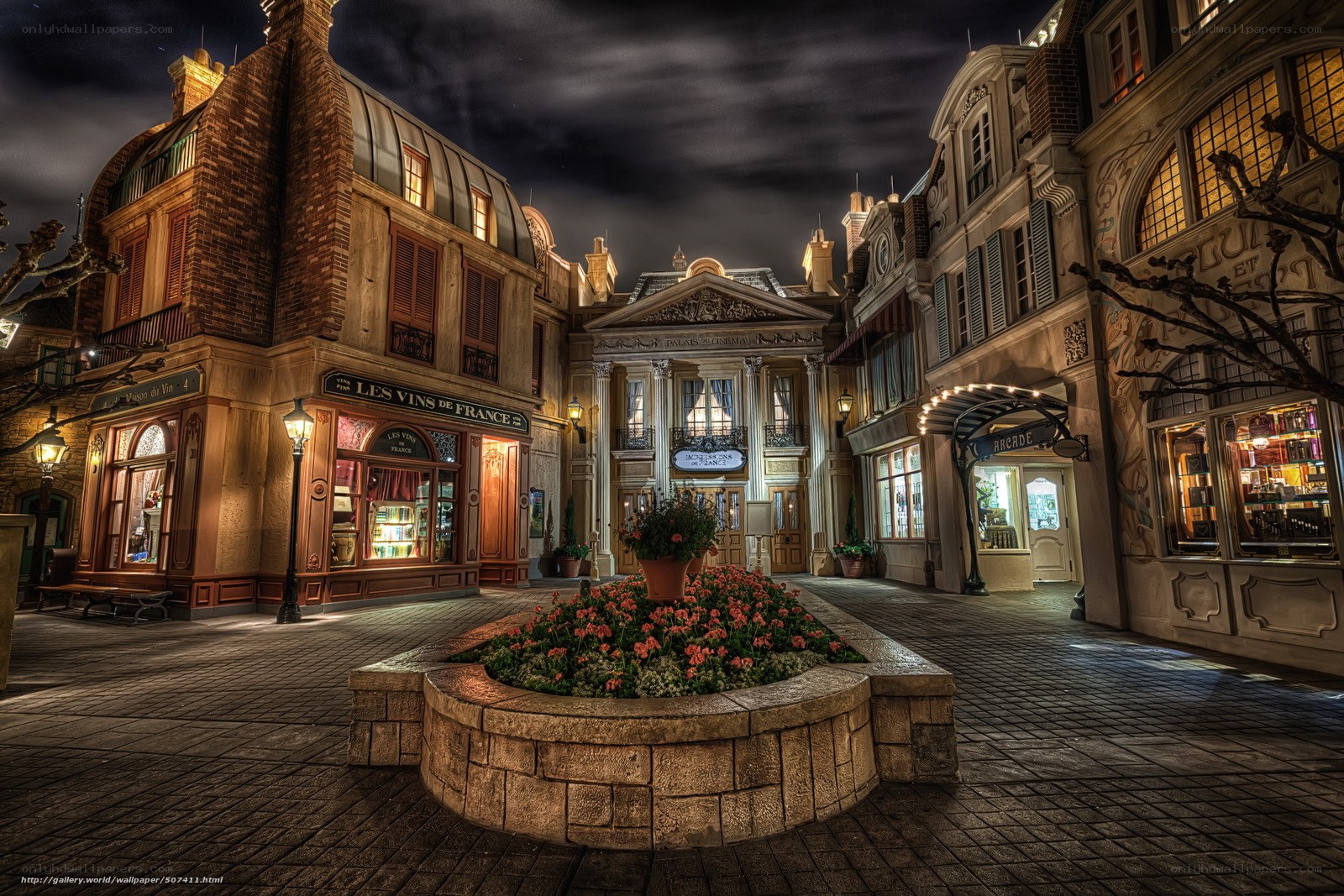 French Quarter at night