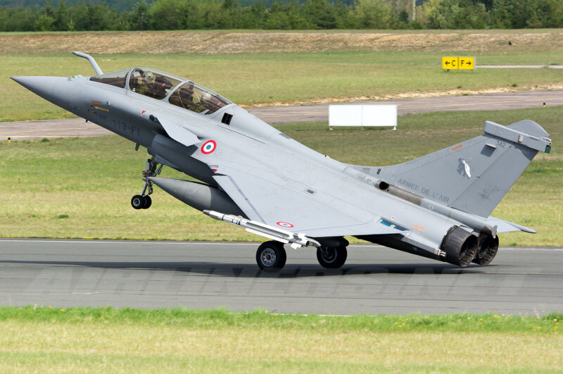 French Rafale Fighter Jet — Gray