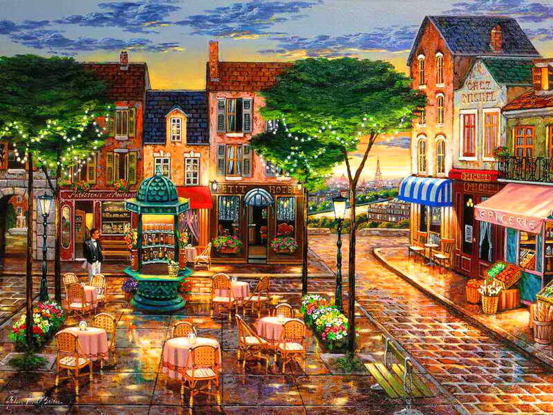 French Street Café — Green