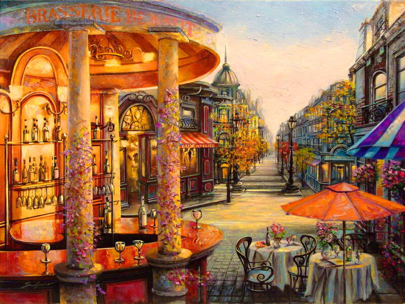 French Street Café — Orange
