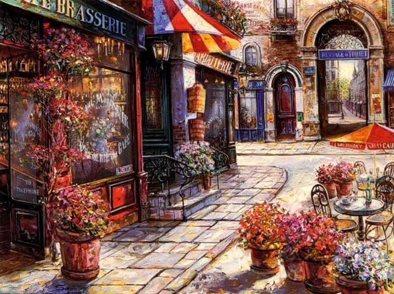 French Street Cafe — Red