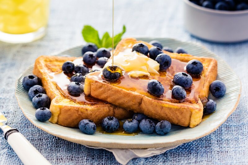 French Toast with Blueberries
