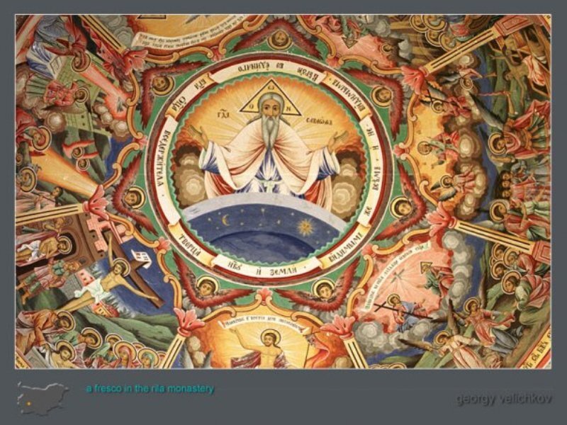 Fresco in Rila Monastery