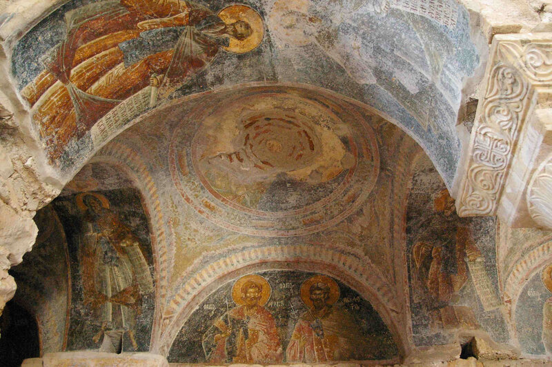 Frescoes in Cave Church