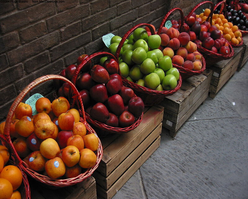 Fresh fruit at a market stall