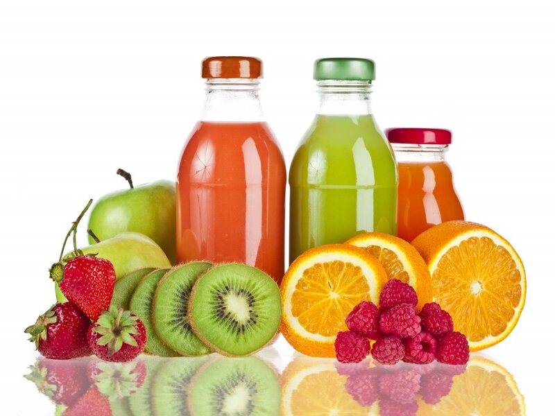 Fresh fruit juices and produce