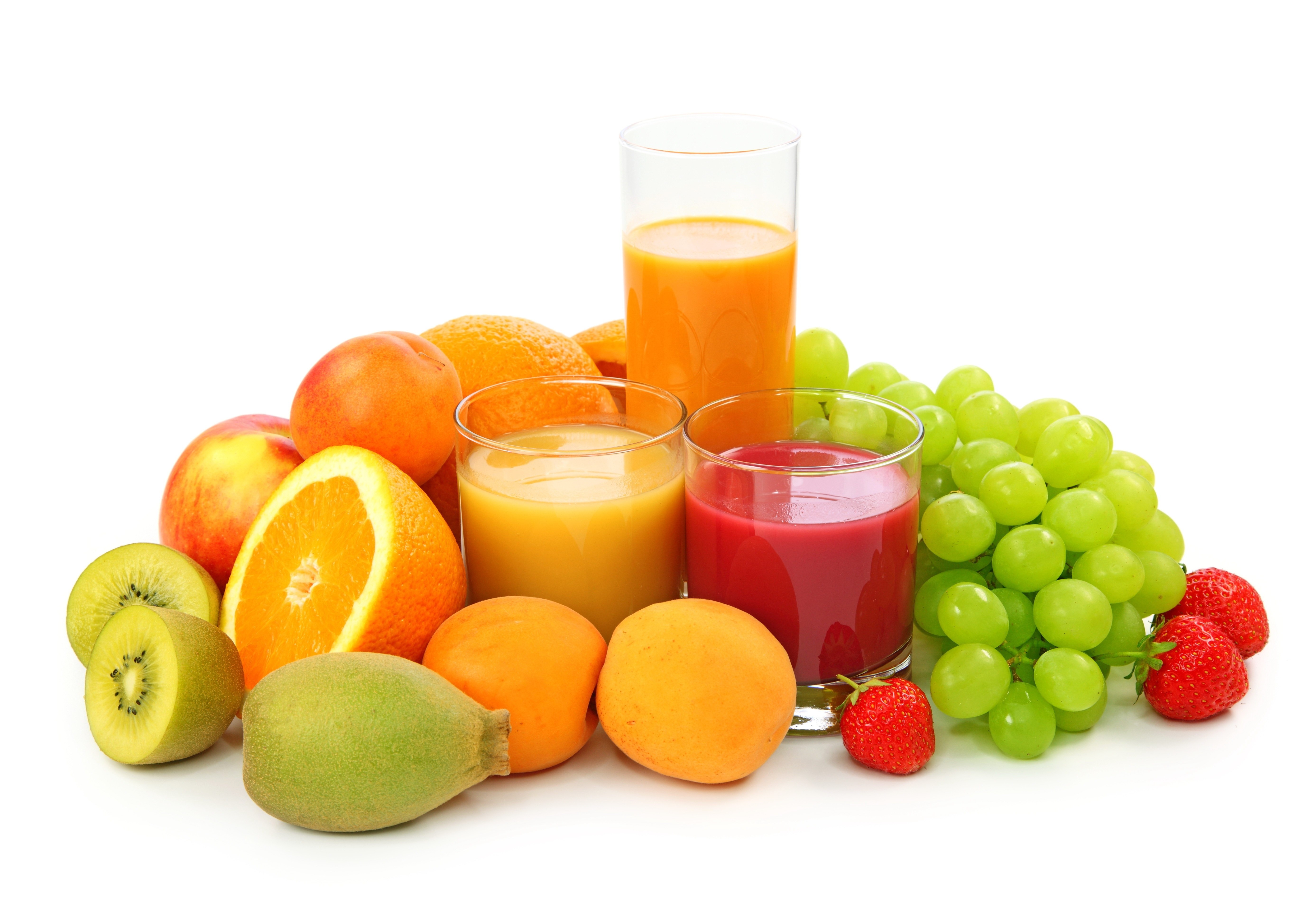 Fresh fruits and juices