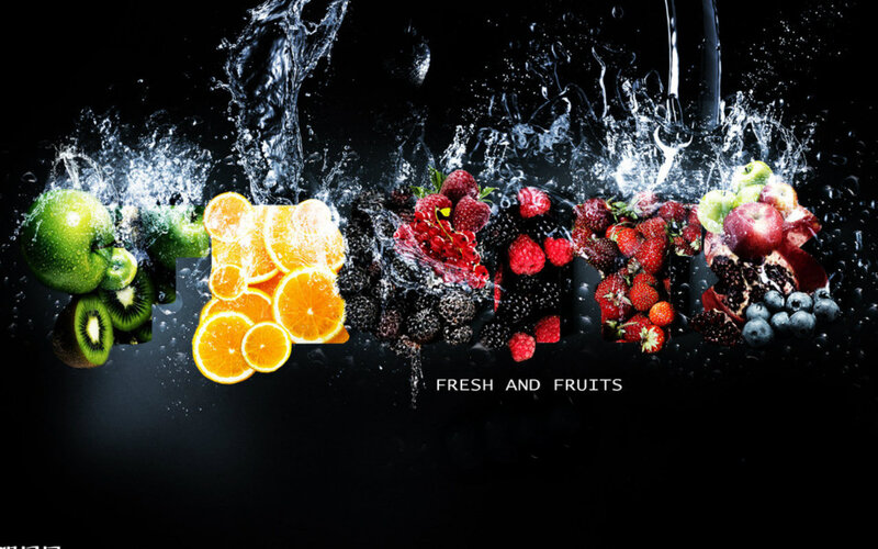 Fresh Fruits Splashing