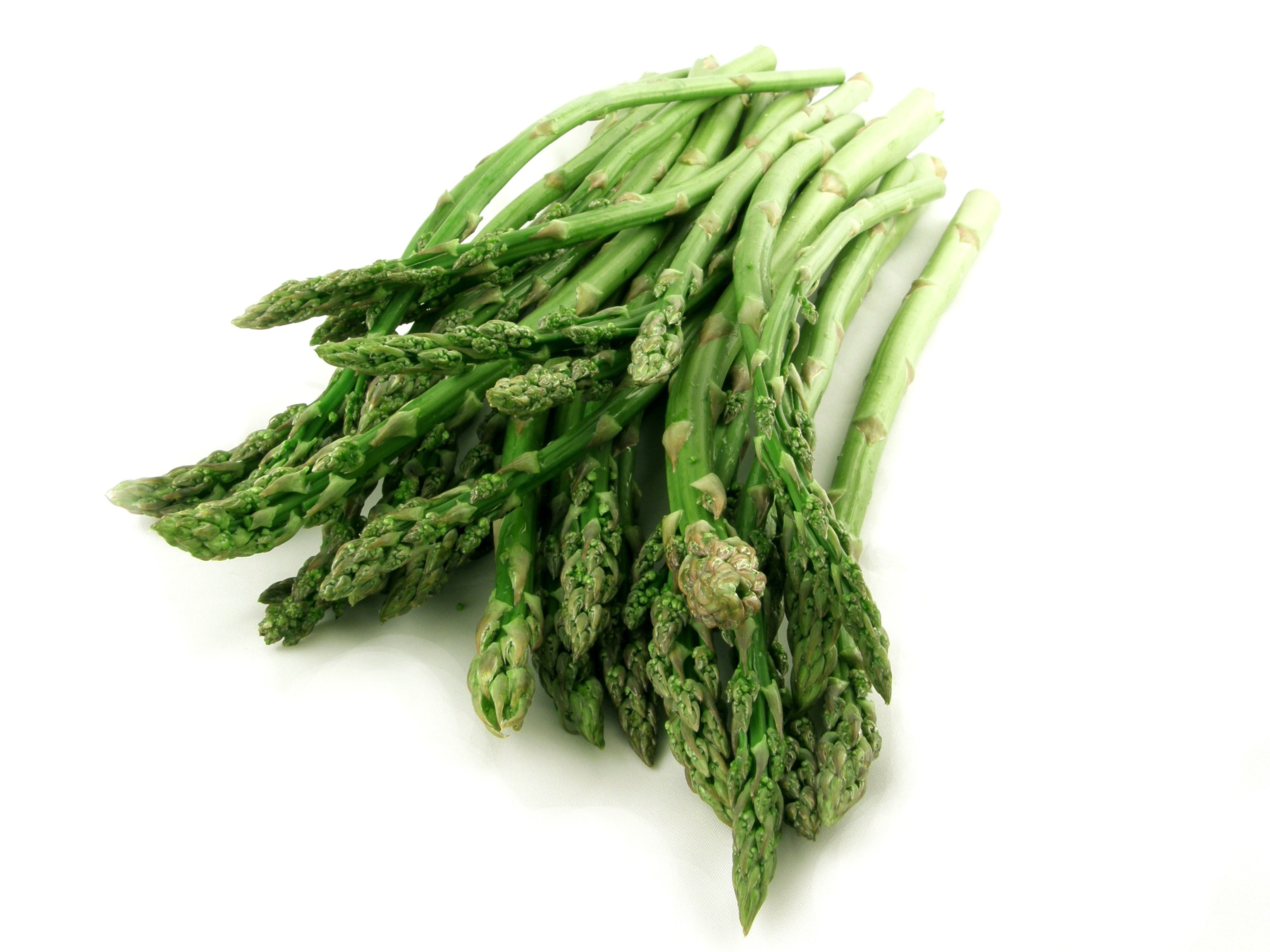 Fresh green asparagus spears