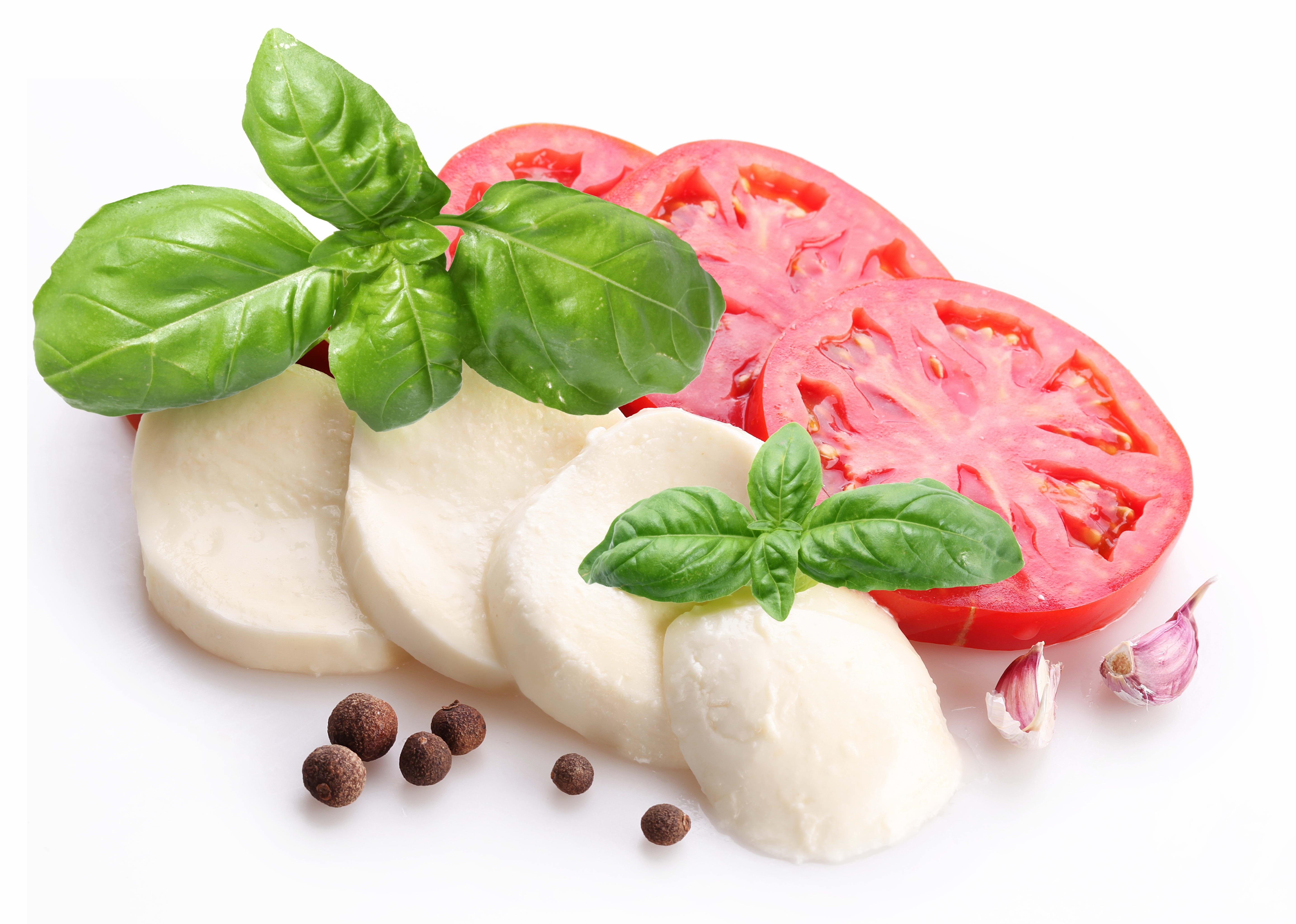 Fresh mozzarella and tomato salad