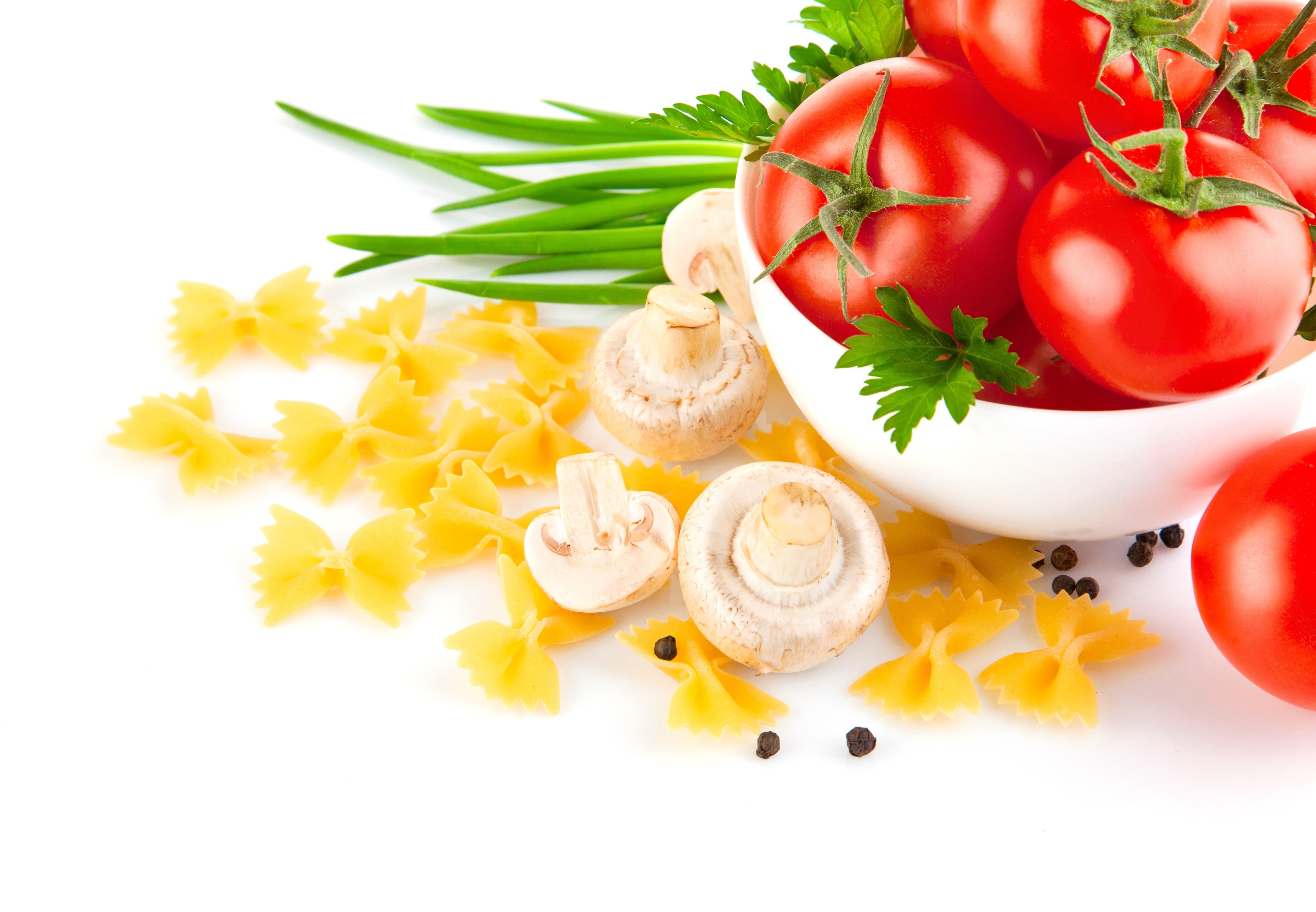 Fresh pasta ingredients
