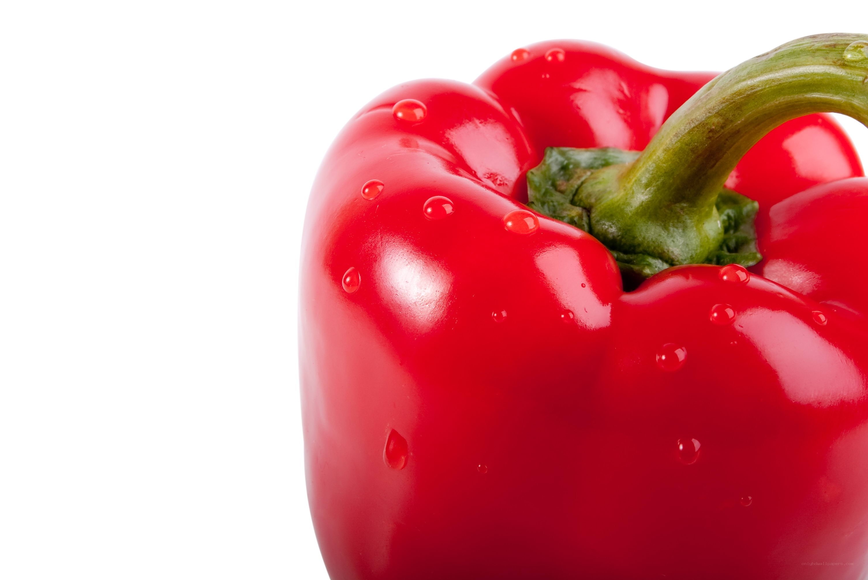fresh red bell pepper