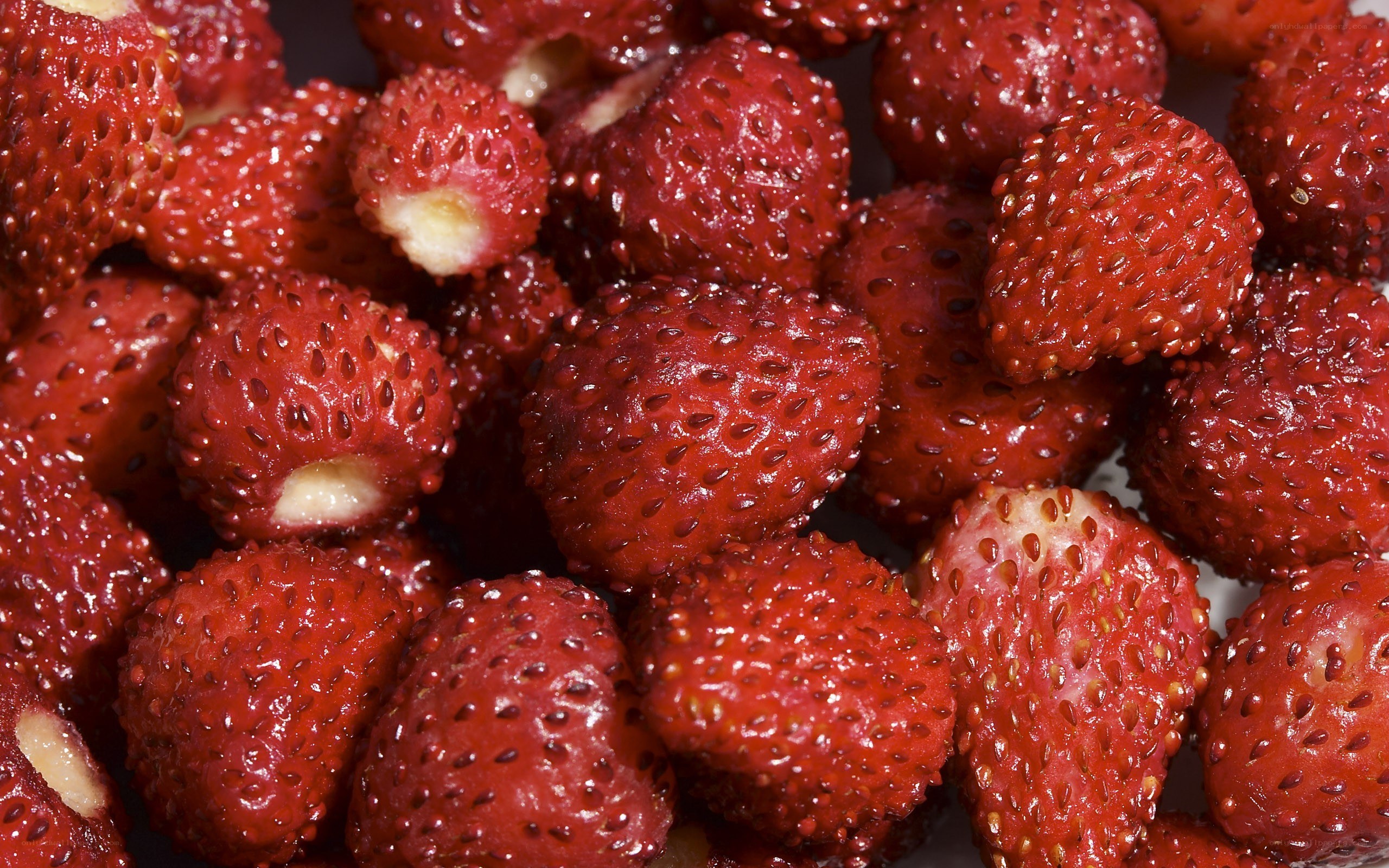 Fresh red strawberries