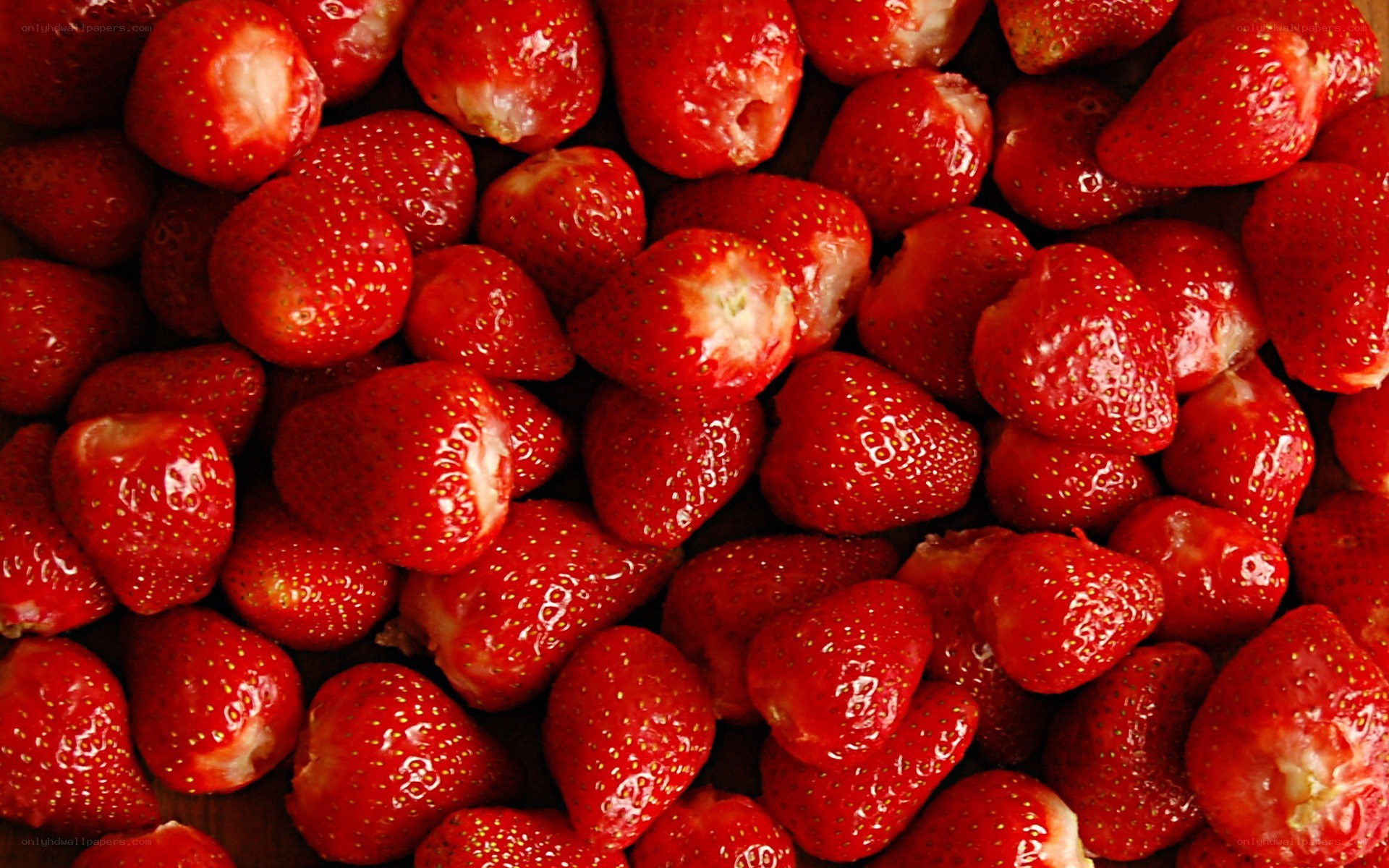 Fresh strawberries close-up