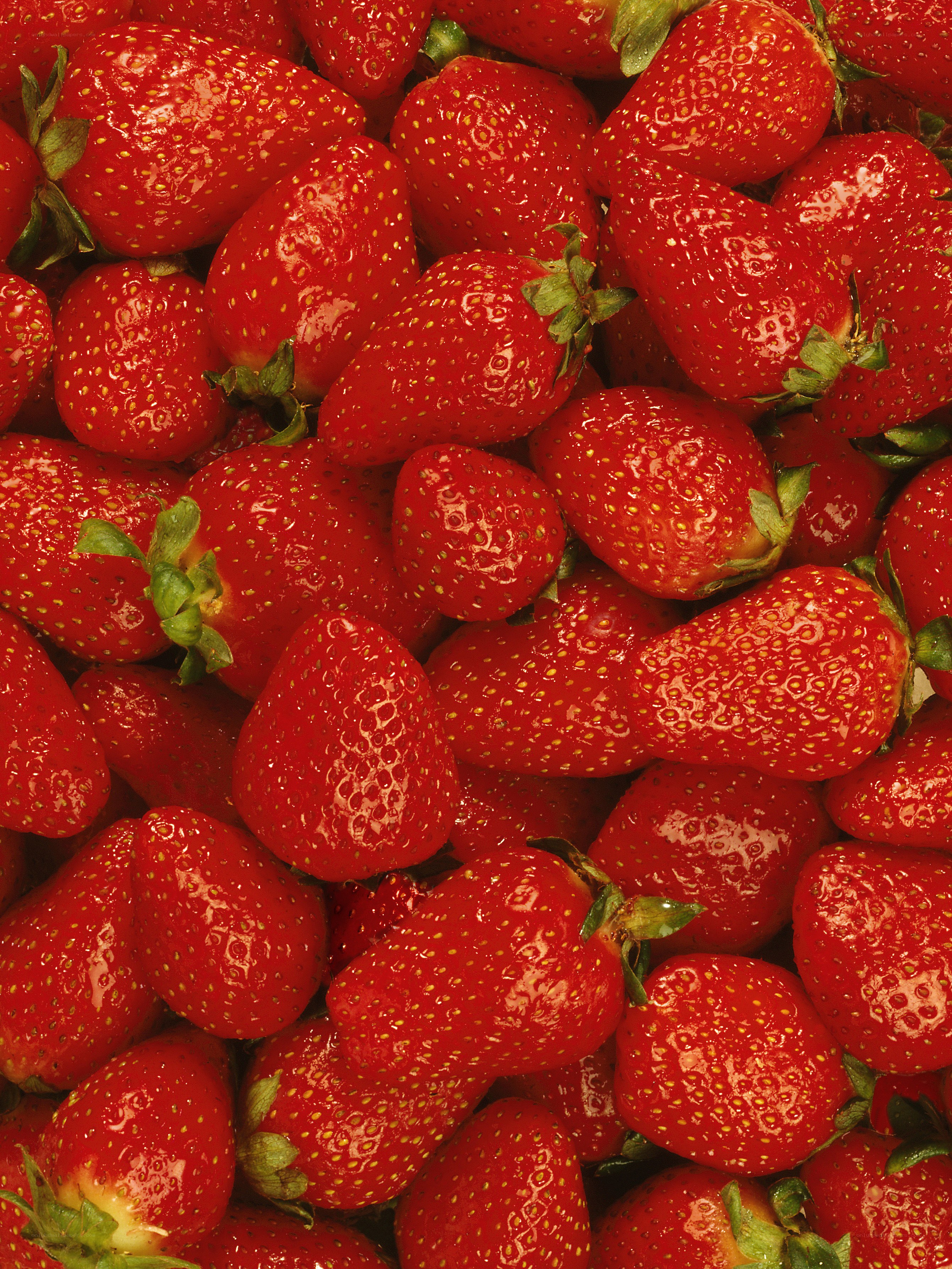Fresh strawberries close-up