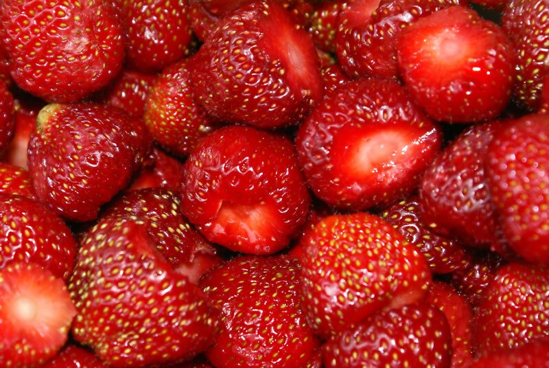 Fresh Strawberries — Red, Natural, Photograph, Berries