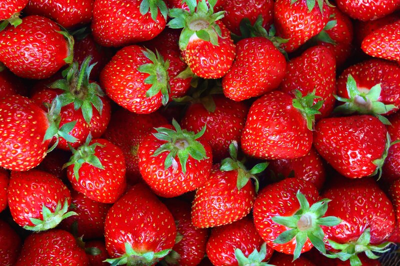 Fresh Strawberries — Red, Vibrant, Photograph