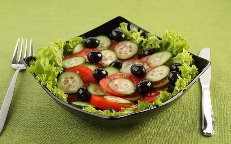 fresh vegetable salad