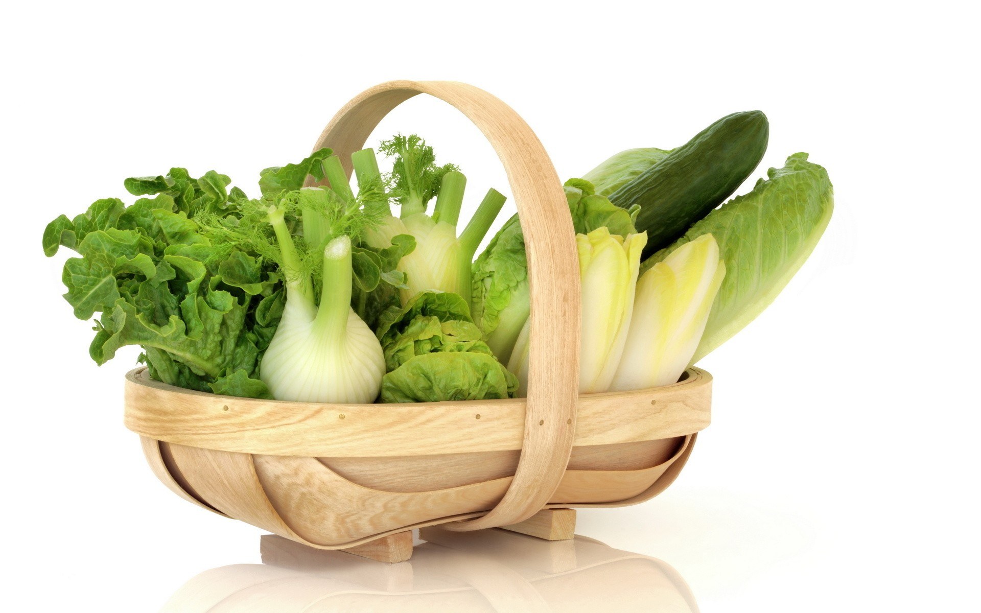 Fresh vegetables in a basket