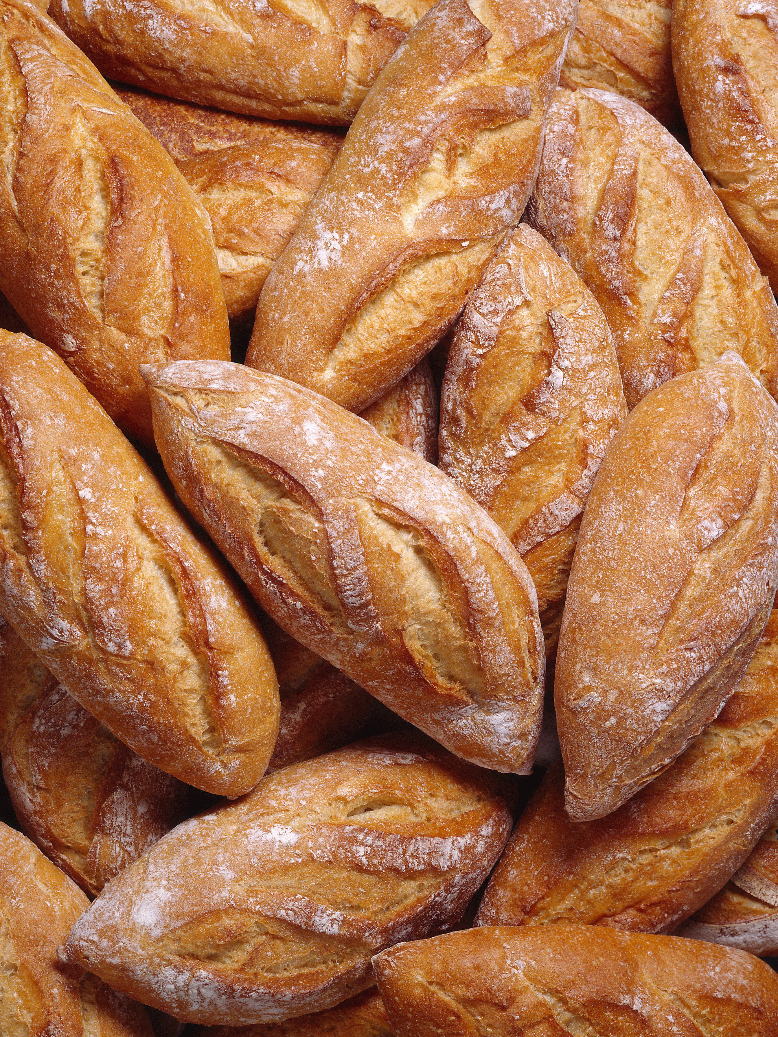 Freshly baked baguettes