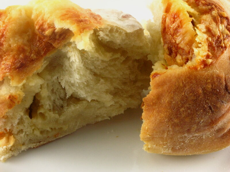 freshly baked bread roll
