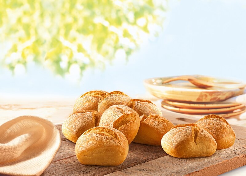 Freshly Baked Bread Rolls — Brown